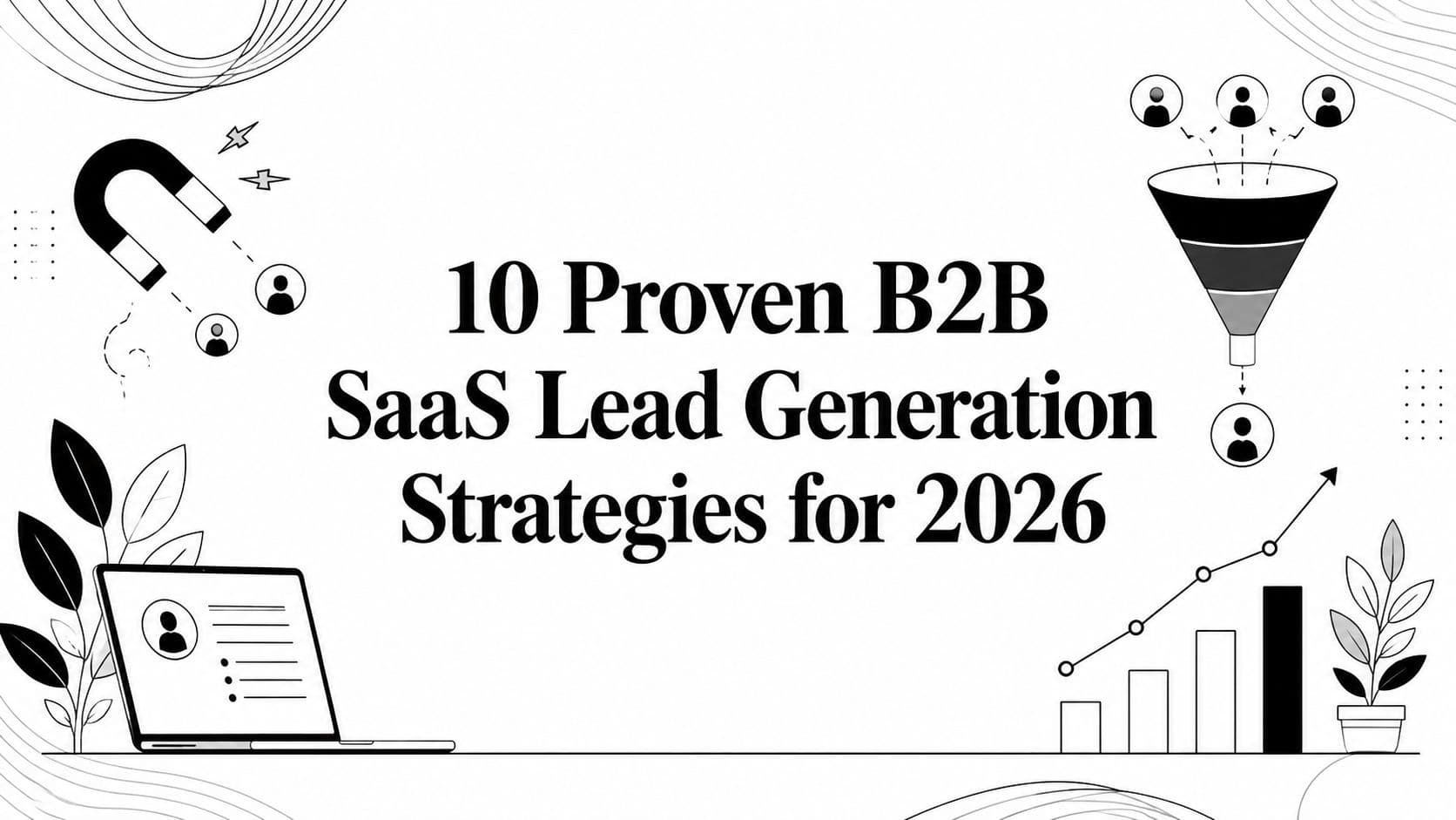 10 Proven B2B SaaS Lead Generation Strategies for 2026 illustration