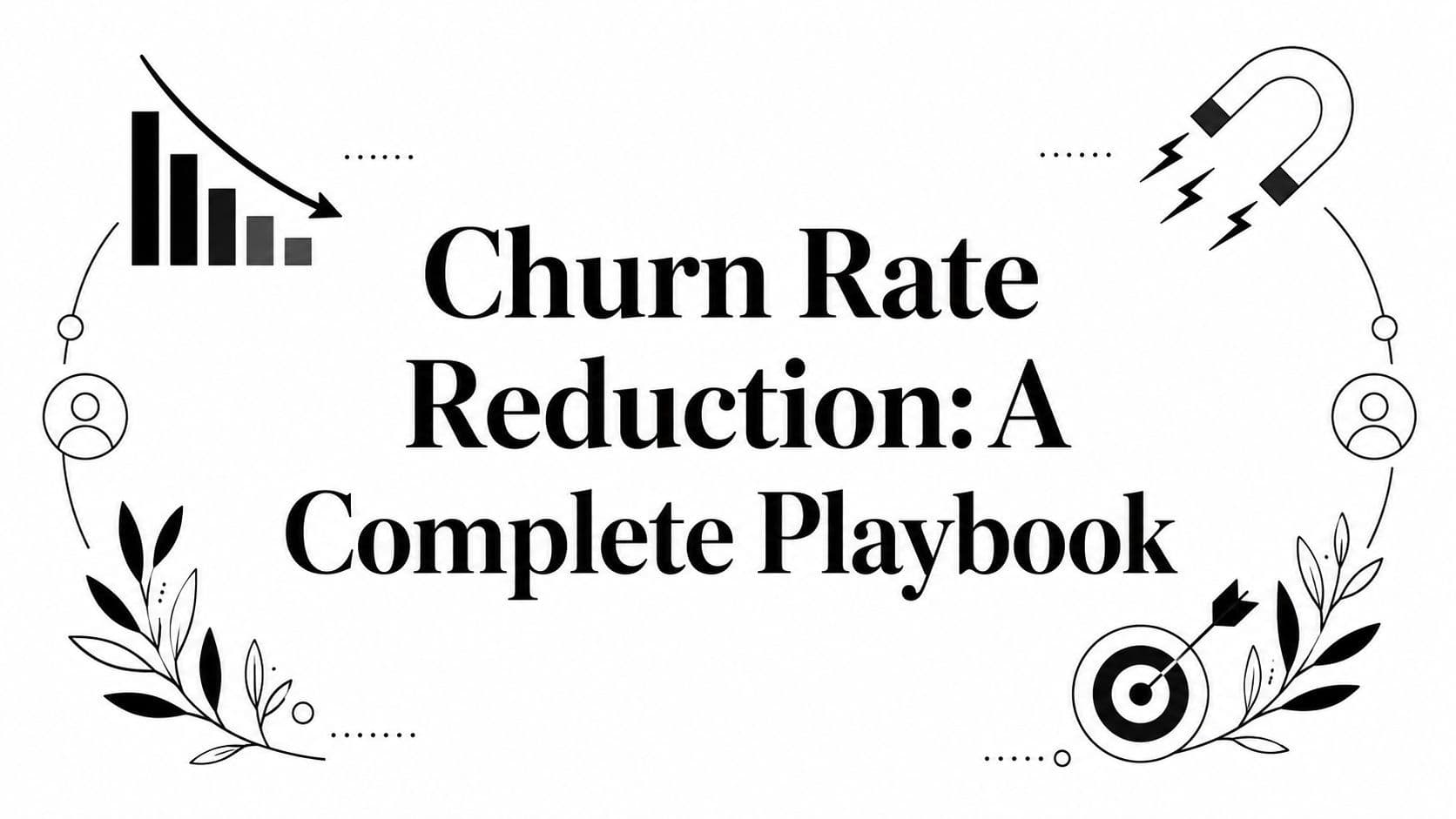 Churn Rate Reduction: A Complete Playbook illustration