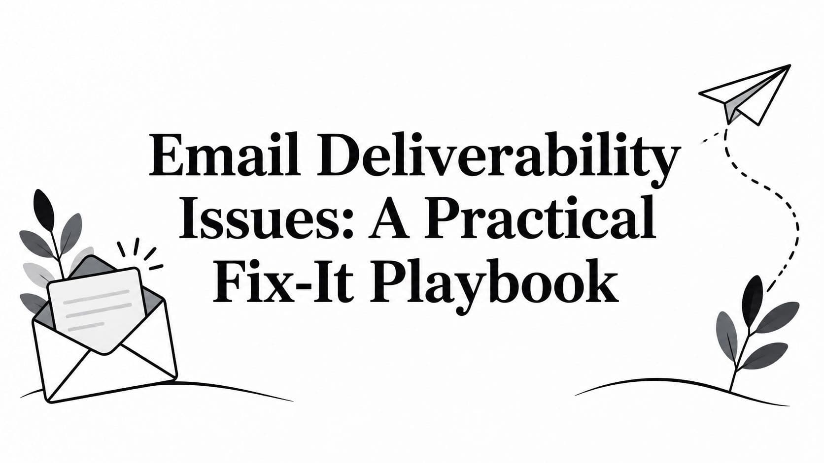 Email Deliverability Issues: A Practical Fix-It Playbook illustration