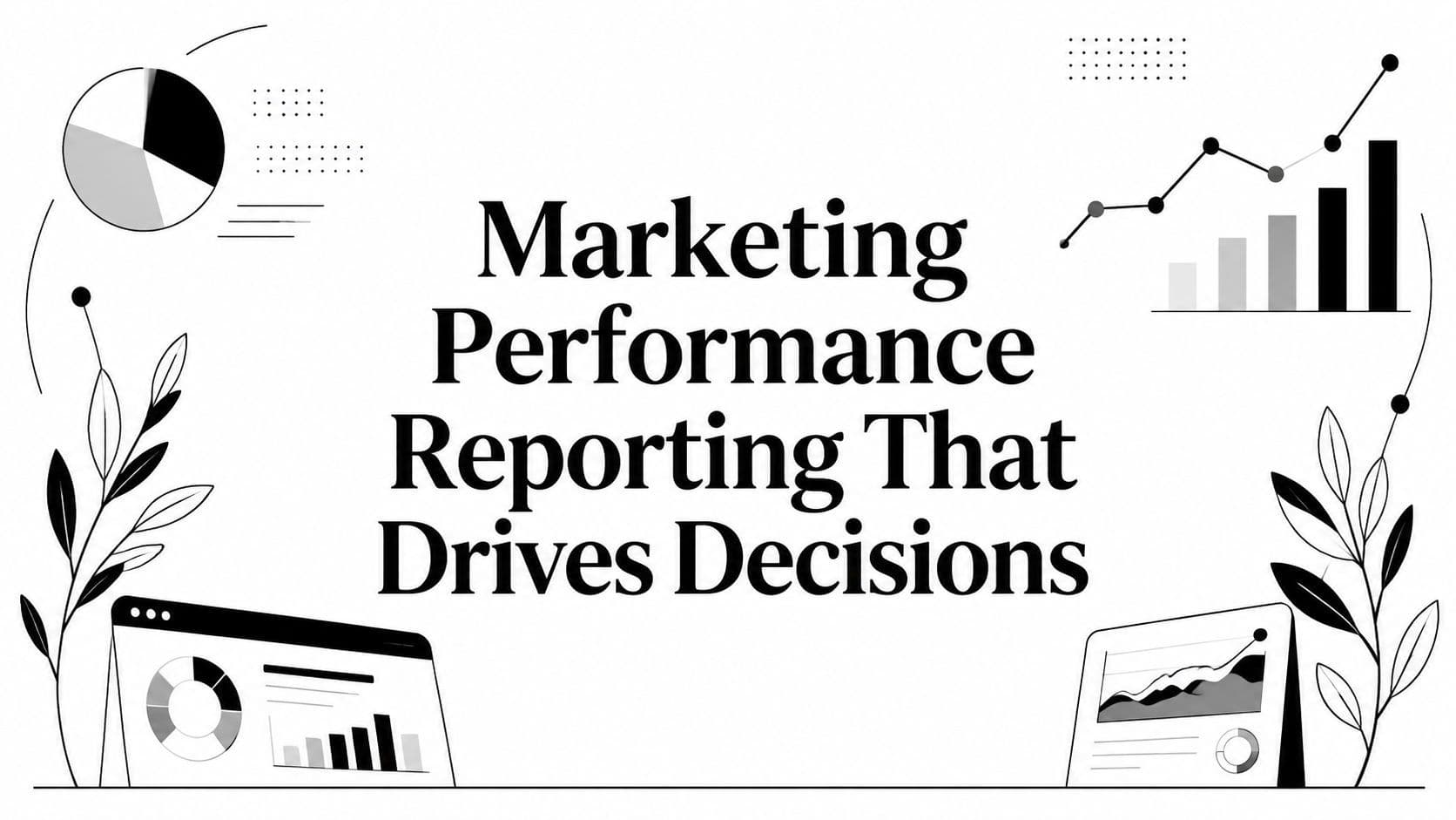Marketing Performance Reporting That Drives Decisions illustration