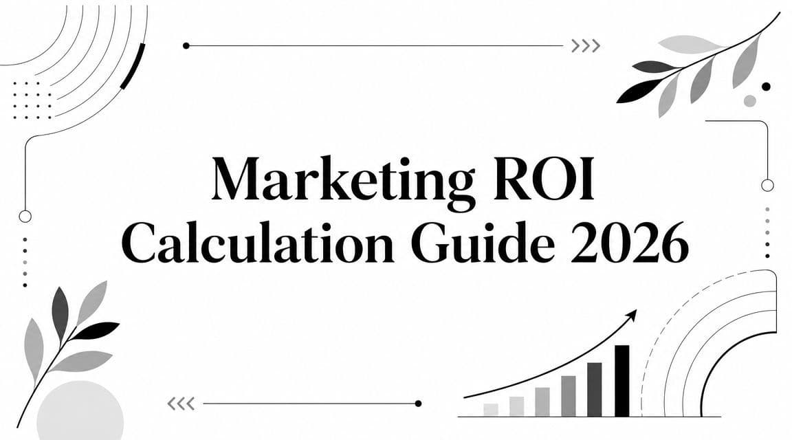 Marketing ROI Calculation Guide 2026 illustration