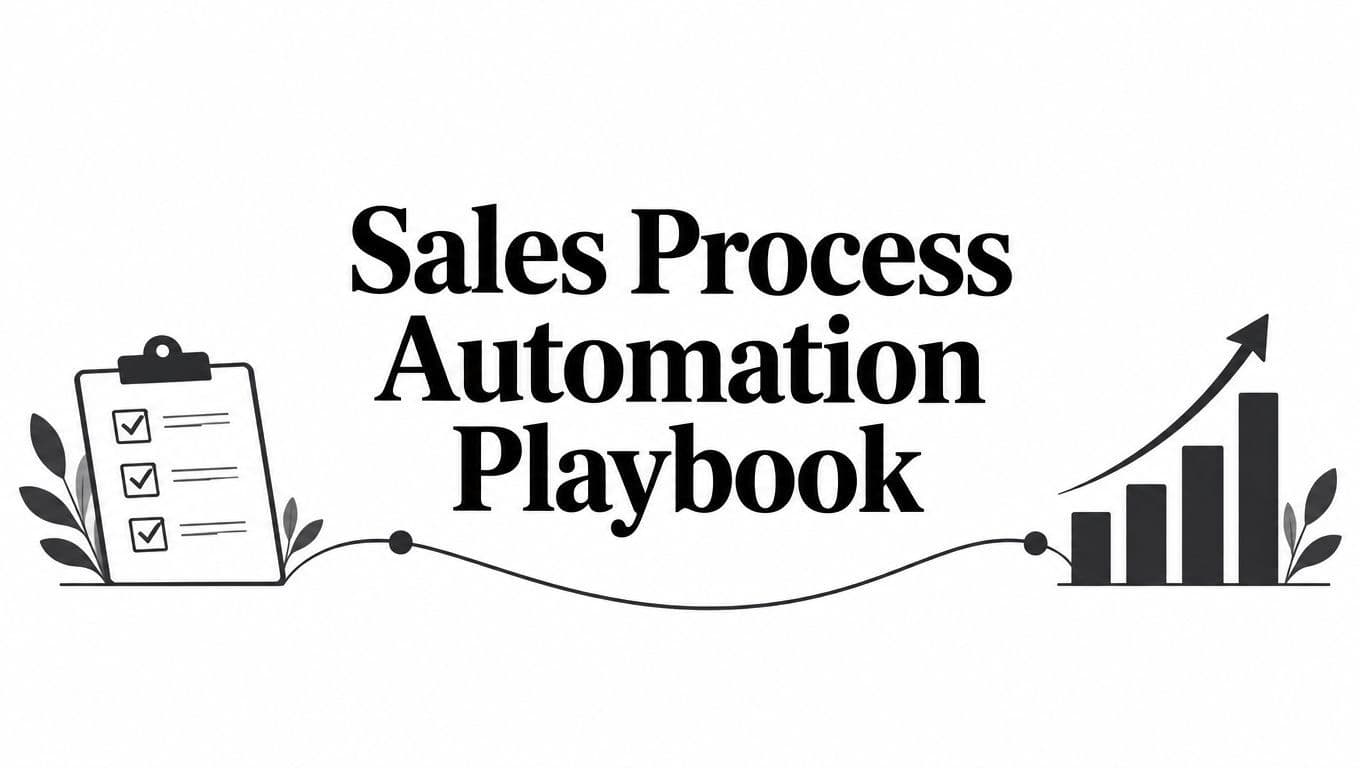 Sales Process Automation Playbook illustration
